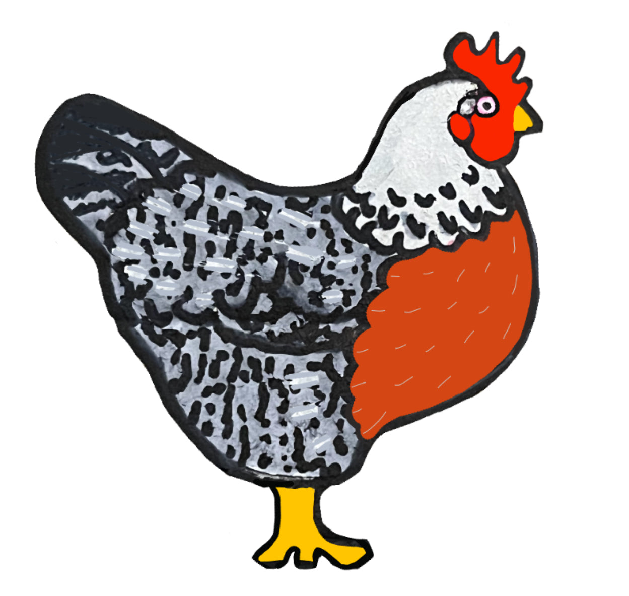 Silver Duckwing Welsummer Mug